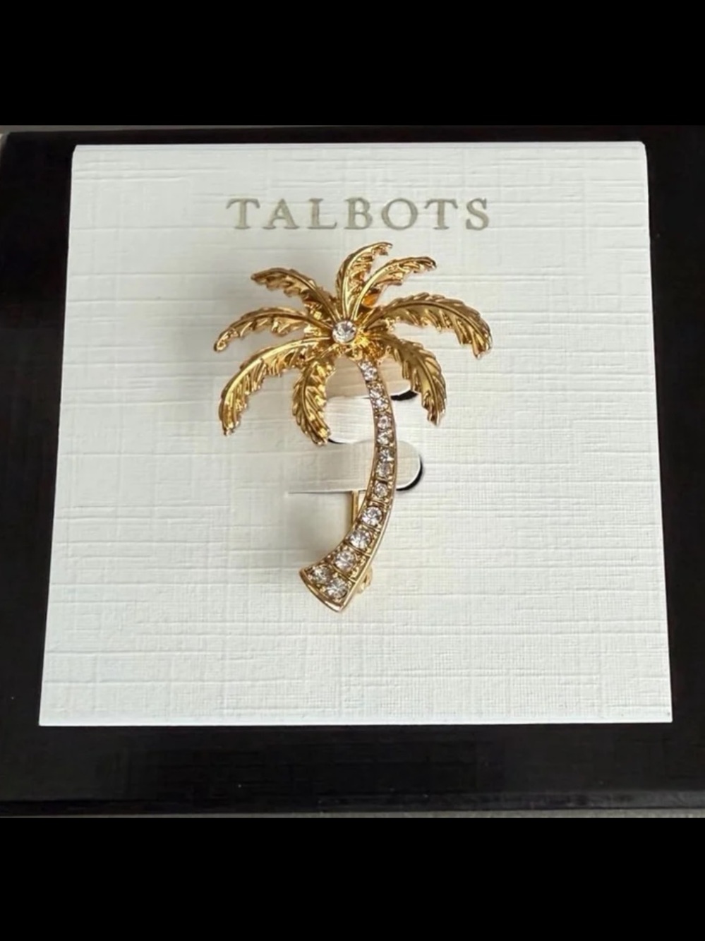 Talbots Palm Tree Brooch